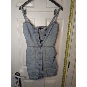 VANS Juniper Denim Dress Womens Size Small Jean